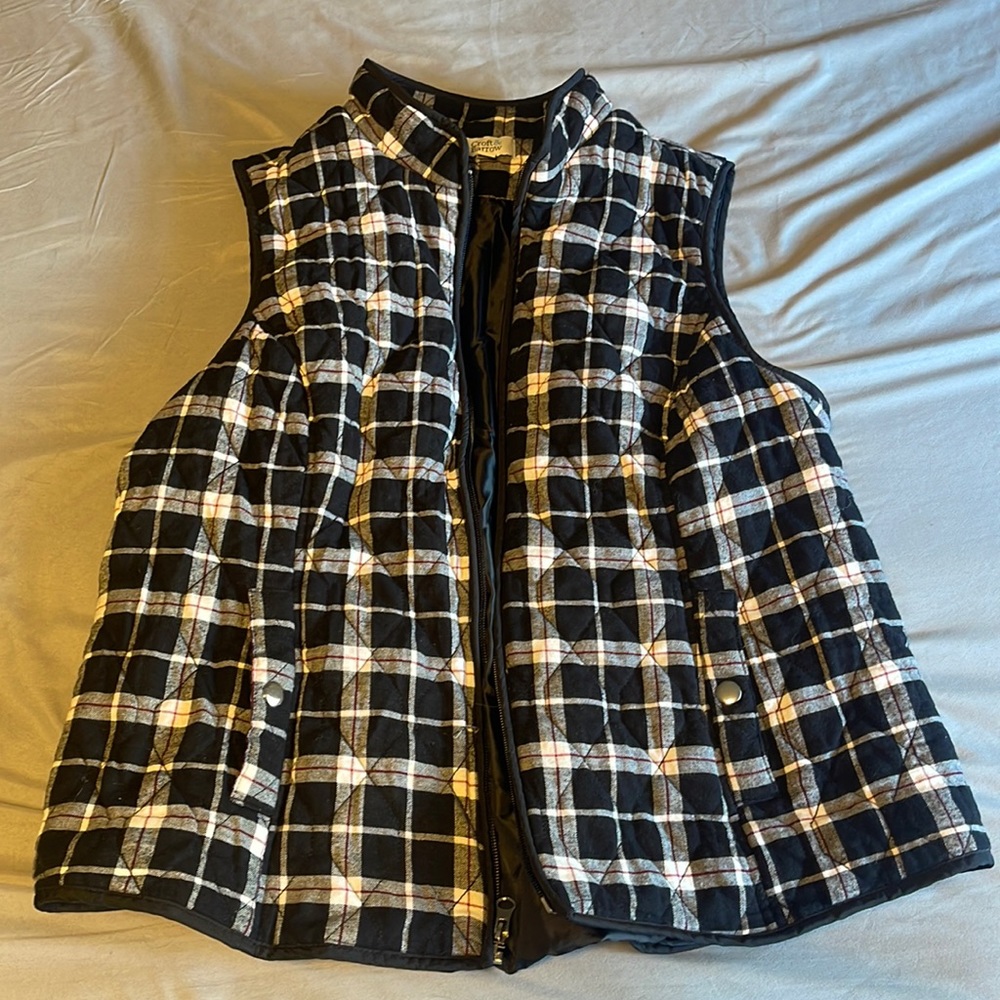 Plaid Croft and Barrow Vest